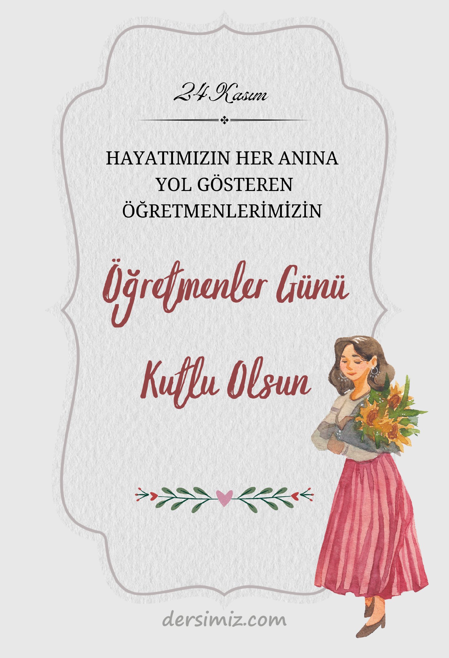 24 Kasım Öğretmenler Günü